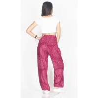 Harembroek XL Mandala Mono rood